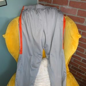 Gray basketball dri fit sweatpants